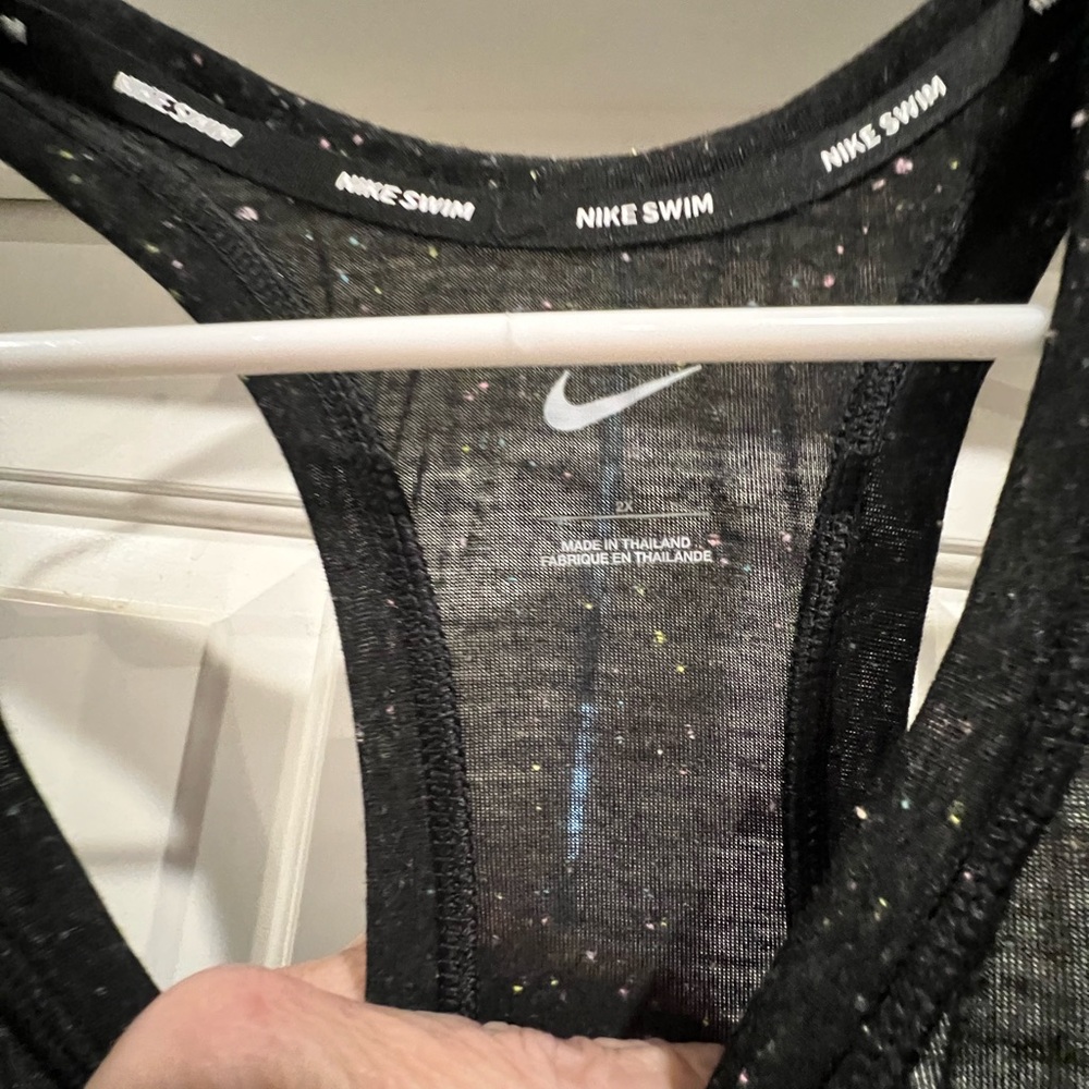 Nike Black Speckled Racerback Swim Coverup NWT - Picture 2 of 4
